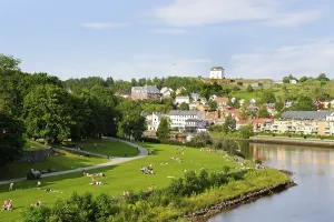 Nidelva below the Kristiansten Fortress