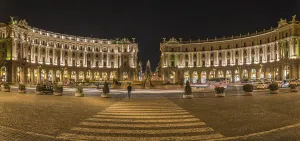 Night scene, Piazza della Repubblica