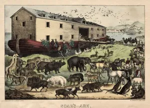 Noahs Ark, according to the biblical book of Genesis