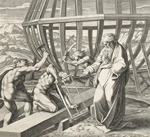 Noah's sons build the ark, According to the biblical book of Genesis