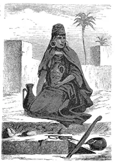 Nomadic woman from Tunis, Tunisia