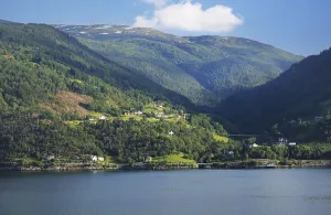 The Nordfjord on the Way to Nordfjordeid in Norway