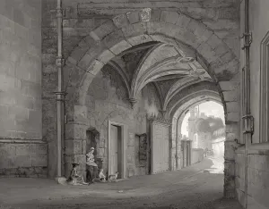 Norman Gate at Windsor Castle, 1767