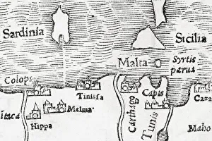 North Africa with Sardinia and Malta