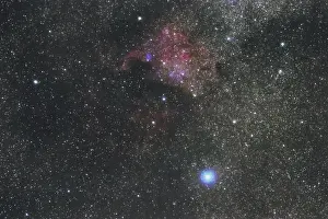 The North America Nebula in Cygnus Constellation