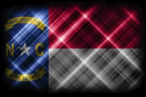 North Carolina state flag, North Carolina flag background modern flag