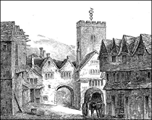 The North Gate in Old Oxford, England