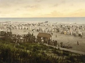 North Sea, beach in Borkum, Schleswig-Holstein