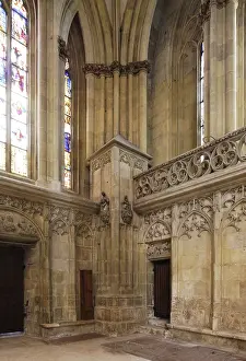 North tower bay from south-east, St. Sankt, Saint
