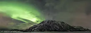 Northern lights or aurora borealis