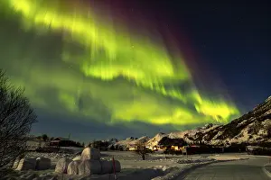 Northern Lights on the E10, Lofoten