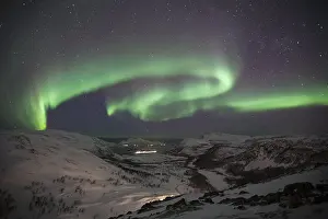 Northern lights over Kaldfjorden