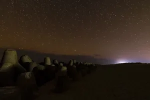 Northern Lights with Milky Way at the North Sea