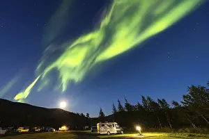 Northern lights over Notvatn, Nordland, Norway