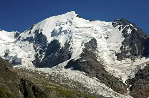 Northwest face of the Aiguille de Bionnassay over the Bionnassay glacier