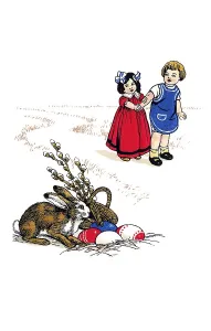 Nostalgic greeting card for Easter