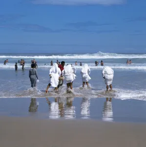 Nuns on the beach, South Africa, Africa