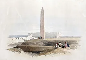 Obelisk in Alexandria, popularly known as Cleopatra's Needle