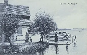 Am Oberpfuhl in Lychen, district of Uckermark in the north of Brandenburg