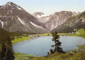 The Obersee in Arosa, Canton Graubuenden