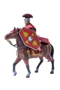 Object on white - toy military horse