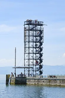 Observation tower at the harbour entrance