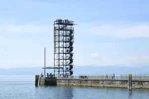 Observation tower at the harbour entrance