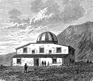 The observatory on Mount Etna, Sicily
