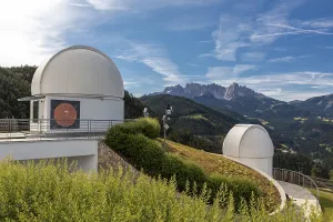 Observatory near Steinegg, South Tyrol in front of the Latemar