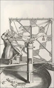 Observing the sky with a brass sextant