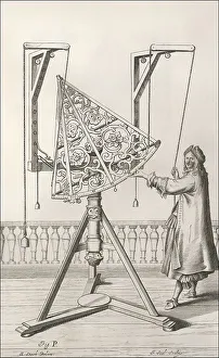 Observing the sky with a brass sextant