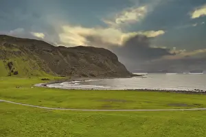 Ocean view at Alnes on Norwegian island Godoya