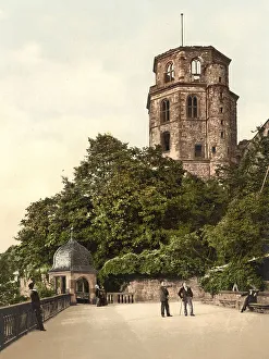 The Octagonal Tower and Terrace in Heidelberg