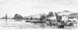 The Oder with Stettin or Szczecin