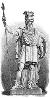 Odin or Wodan is the main god in Norse and continental Germanic mythology