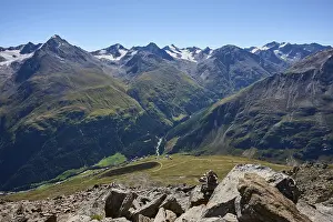 Oetztal mountains with Vent, vom Wildes Mannle