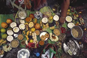 Offering to river Cauvery at Srirangam