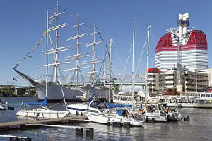 Category Scandinavia Prints: Office buildings and marina guest harbor