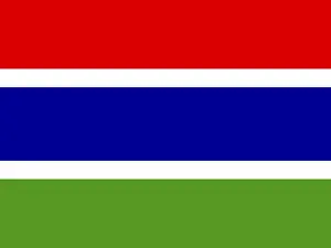 Official national flag of Gambia