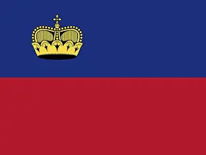 Official national flag of Liechtenstein