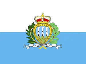 Official national flag of San Marino