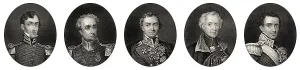 Offiziere der britischen Armee in Indien