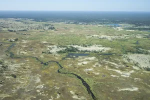 Okavango Delta aerial view, Moremi Game Reserve