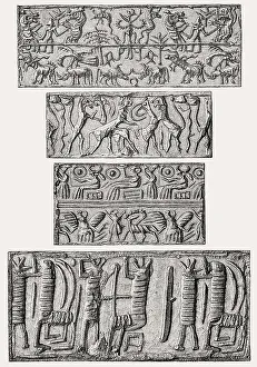 Old Babylonian cylinder seals, Mesopotamia