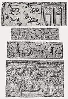 Old Babylonian cylinder seals, Mesopotamia