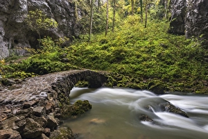 Old bridge, River Rak, Rakov Skocjan