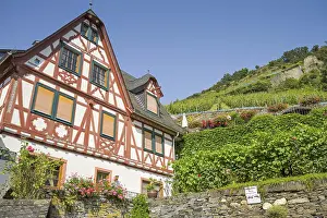 Old buildings, half-timbered houses