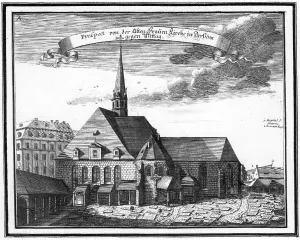 The old Church of Our Lady of Dresden