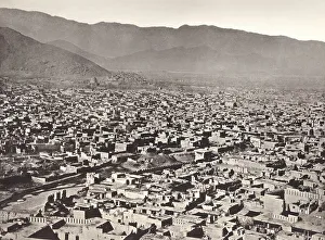 Old city of Kabul, Afghanistan, 1881, Asia