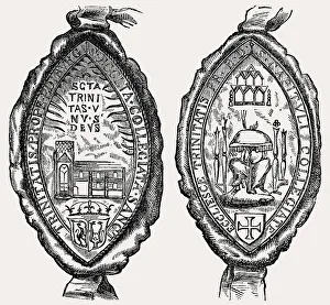 Old collegiate seals, Trinity College Kirk